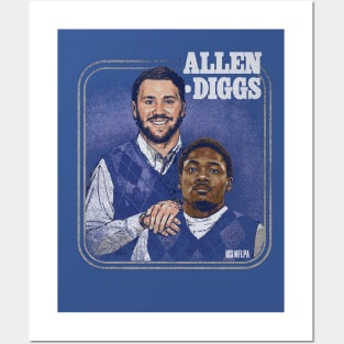 Josh Allen & Stefon Diggs Buffalo Step Brothers Posters and Art